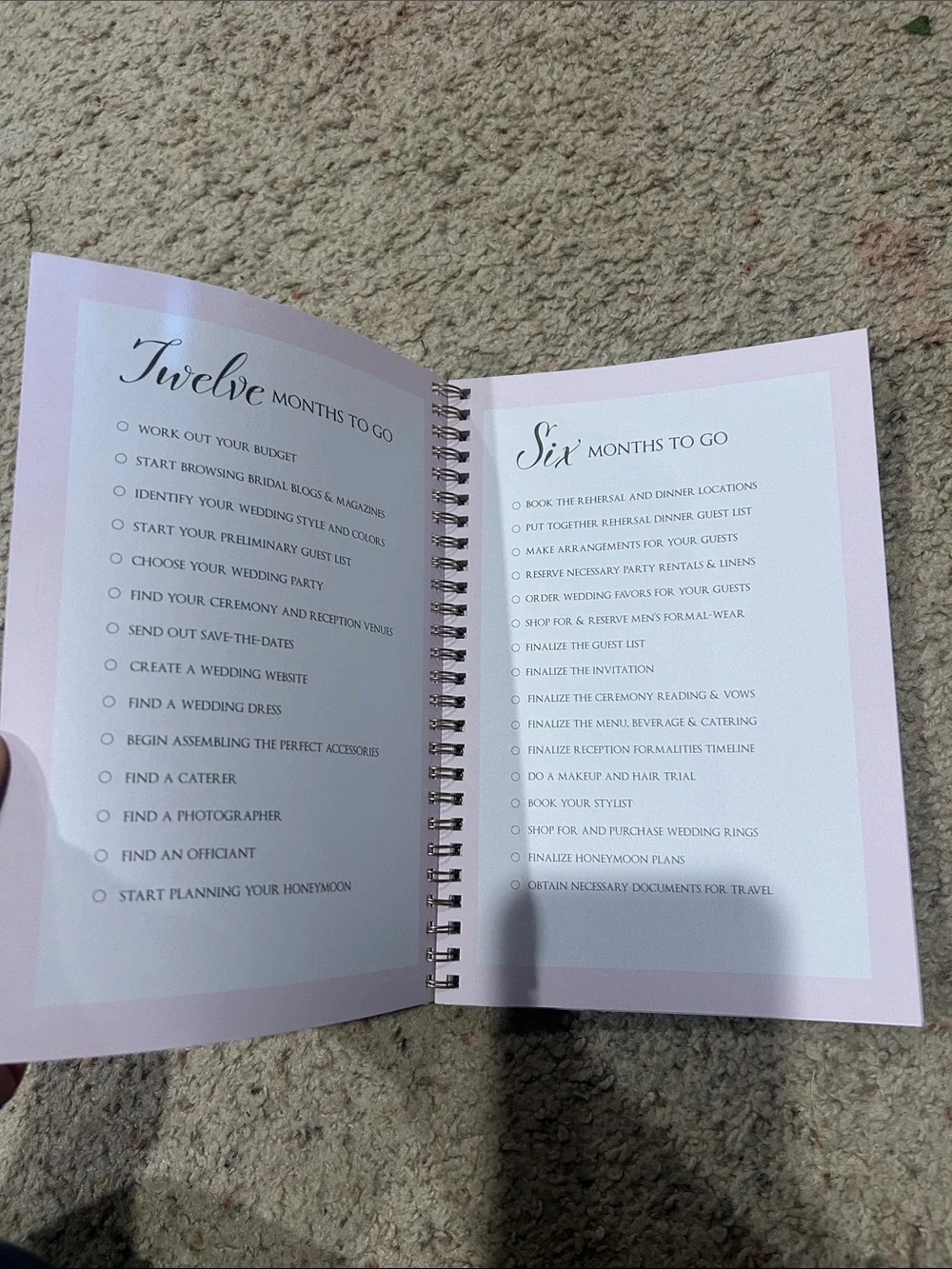 Happily Ever After Planning Notebook - Blush Pink